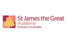 St James the Great Academy school logo